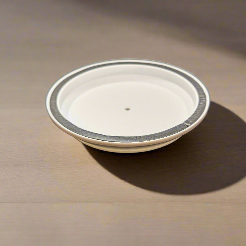 6" Round Ceiling Vent Cover with Foam Seal through hole friction mount