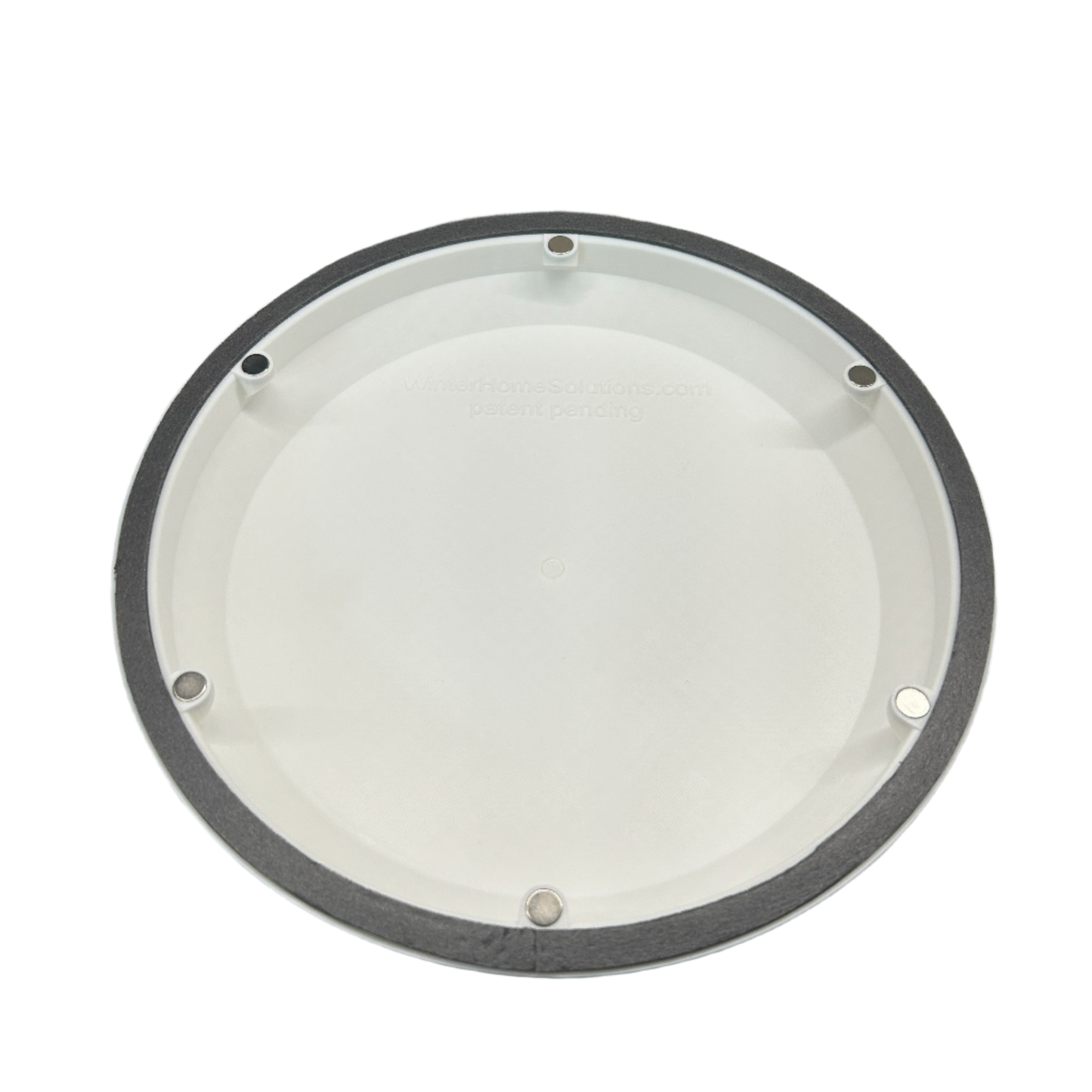 8" Round Custom Ceiling Vent Diffuser Cover with Foam Seal Neodymium Rare Earth Magnetic Mount