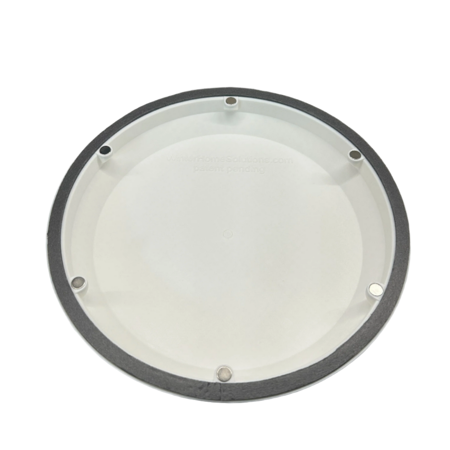 8" Round Custom Ceiling Vent Diffuser Cover with Foam Seal Neodymium Rare Earth Magnetic Mount