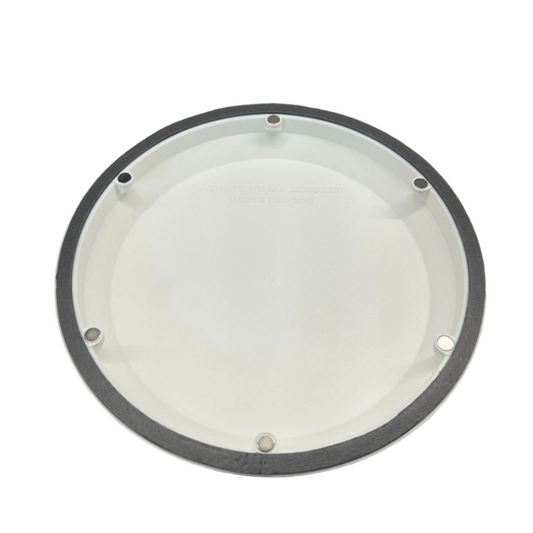 10" Round Custom Ceiling Vent Diffuser Cover with Foam Seal Neodymium Rare Earth Magnetic Mount